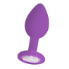 Ouch! Plug Diamond Regular – 6.5 x 2.8 cm Violet
